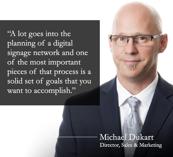 Michael Dukart digital signage network